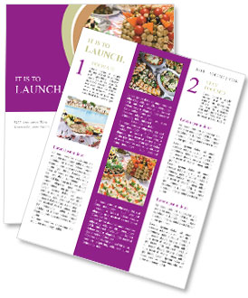 Wedding Table Newsletter Template