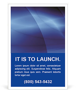 Blue Gradient Ad Template