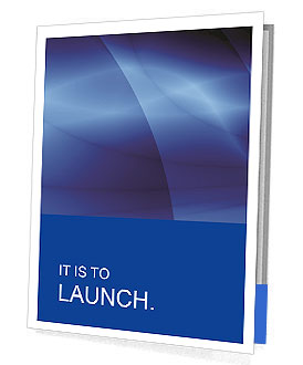 Blue Gradient Presentation Folder