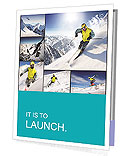 Ski Ride Collage Presentation Folder