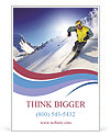 Crazy Ski Ride Ad Template