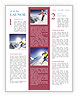 Crazy Ski Ride Newsletter Template