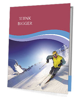 Crazy Ski Ride Presentation Folder