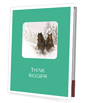Winter Sleigh Ride Presentation Folder