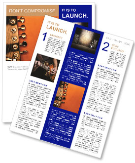Electric Guitar Newsletter Template