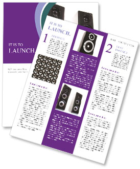 Stereo System Newsletter Template