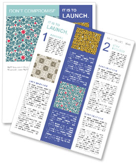 Creative Floral Pattern Newsletter Template
