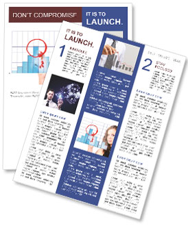 Woman Painting Diagram Newsletter Template