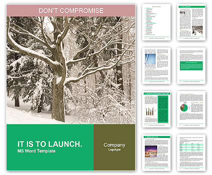 Frozen Tree Word Template