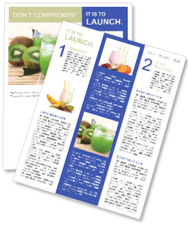 Kiwi Drink Newsletter Template