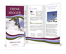 Fearless Snowboarder Brochure Template