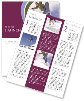 Fearless Snowboarder Newsletter Template