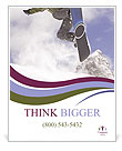 Fearless Snowboarder Poster Template