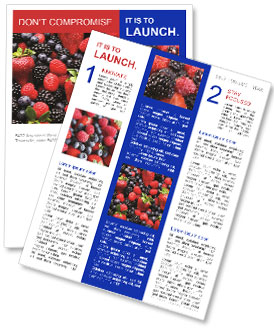 Berry Cultivation Newsletter Template
