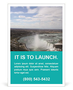 Impressive Niagara Falls Ad Template