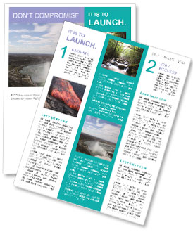 Impressive Niagara Falls Newsletter Template