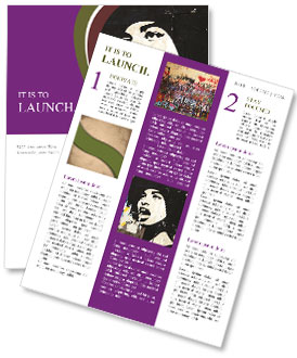 Cool Graffiti Newsletter Template