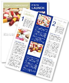 Pile of Antibiotics Newsletter Template