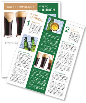 Drink Dark Beer Newsletter Template