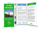 Man Standing on the Rock Brochure Template