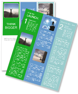 Man Standing on the Rock Newsletter Template