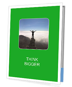 Man Standing on the Rock Presentation Folder