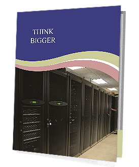 Technician in Computer Room Presentation Folder