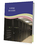 Technician in Computer Room Presentation Folder