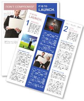 Colleagues Discussing New Project Newsletter Template