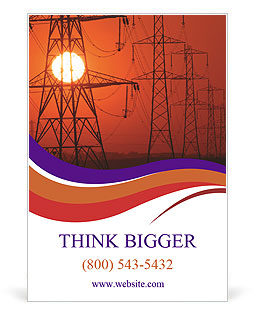 Electricity Pylons Ad Template