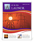 Electricity Pylons Flyer Template