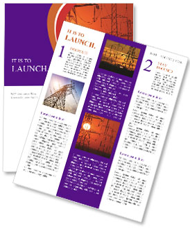 Electricity Pylons Newsletter Template