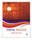 Electricity Pylons Poster Template