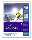 Professional Skier Poster Template