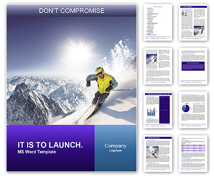 Professional Skier Word Template