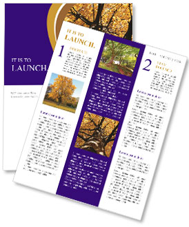 Golden Tree Newsletter Template