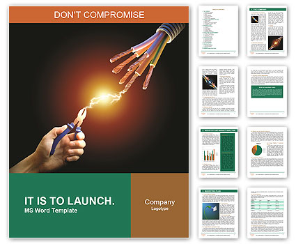High Voltage Word Template