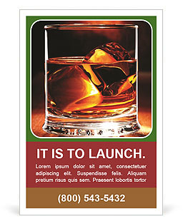 Irish Whisky Ad Template