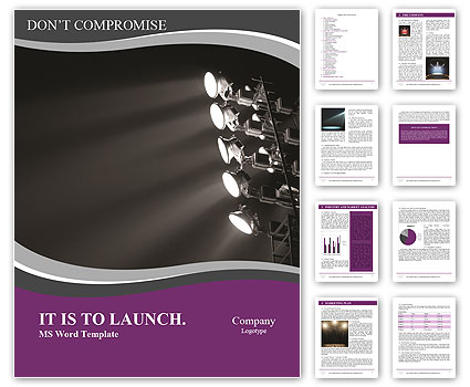 Spot-Light Tower Word Template