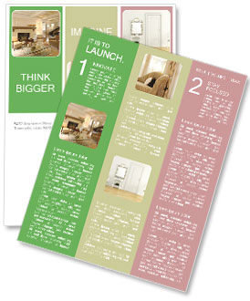 Livingroom with Fireplace Newsletter Template