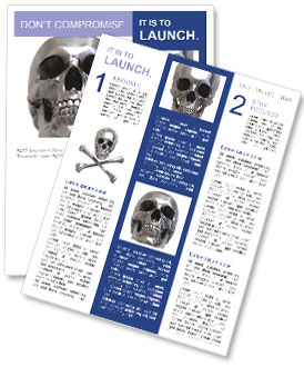 Skull Model Newsletter Template
