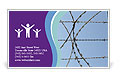 Protective Barbed Wire in the Prison Business Card Template