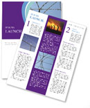 Protective Barbed Wire in the Prison Newsletter Template