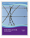 Protective Barbed Wire in the Prison Word Template