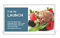 Best Refreshing Dessert Business Card Template