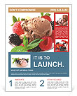 Best Refreshing Dessert Flyer Template