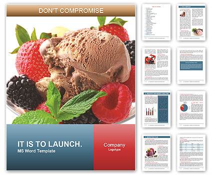 Best Refreshing Dessert Word Template