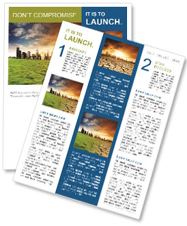 Global Warming Issue Newsletter Template