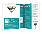 Glass of Martini Brochure Template