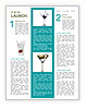 Glass of Martini Newsletter Template